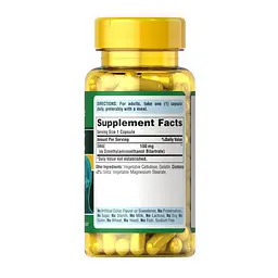 Натуральна добавка Puritan's Pride DMAE 100 mg, 100 капсул - мініатюра 2