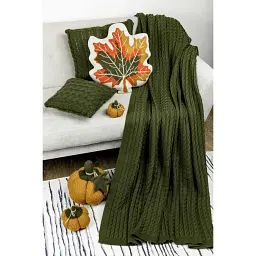 Плед Прованс Happy Fall Kosa 130х170 см оливковий (29449) - мініатюра 5