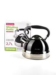 Чайник із свистком Kamille KM-0696BL 2.7 л чорний - мініатюра 10