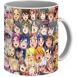 Кухоль GeekLand Ахегао Ahegao anime А 02.04 330 мл білий - мініатюра 2