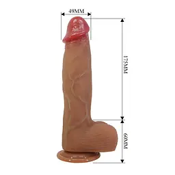Фалоімітатор Pretty Love Orton 9.2 Super Soft Liquid Silicone Dildo PRETTY LOVE BW-008141N 103591 - мініатюра 7