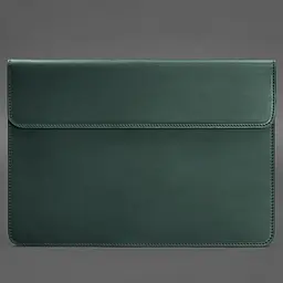 Шкіряний чохол-конверт BlankNote на магнітах для MacBook Pro 16" Зелений Crazy Horse - мініатюра 4