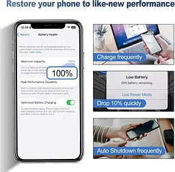 Акумулятор для iPhone 12 Pro Max, літій-іонний полімерний акумулятор високої ємності 4500 мА·год COM з iPhone 12 Pro Max - мініатюра 4