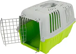 Переноска для тварин 48x31.5x33 см MPS PRATIKO 1 GREEN (двері металеві) - мініатюра 2