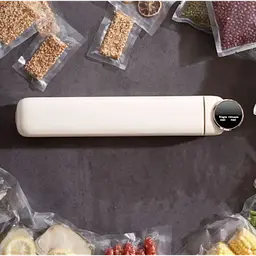 Вакуумний пакувальник харчових продуктів + 10 пакетів, Vacuum Sealer LS-801, Білий - мініатюра 6