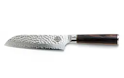 Професійний ніж із дамаської сталі Santoku 18 см GRILLI (88871) - мініатюра 2