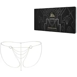Ланцюжок-трусики Bijoux Indiscrets Magnifique Bikini Chain прикраса для тіла Gold - мініатюра 2