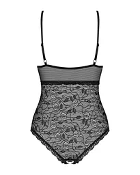 Мереживне боді з доступом Obsessive 818-TED-1 teddy XS/S, чорне - мініатюра 6