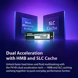 SSD NVMe накопичувач PATRIOT P410 1Tb PCIe Gen4x4 M.2 2280 (P410P1TBM28H) - мініатюра 6