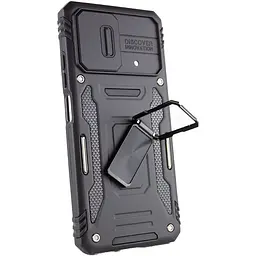 Ударостійкий чохол Camshield Army Ring для Xiaomi Poco X5 5G / Note 12 5G Чорний / Black - мініатюра 4