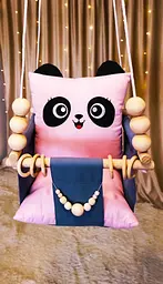 Підвісна гойдалка Pіnk panda, гойдалка для дітей - мініатюра 3