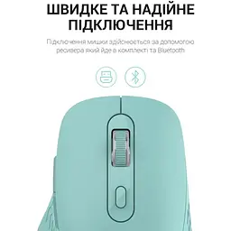 Мышь OfficePro Wireless зеленая (M230M) - миниатюра 5