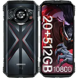 Смартфон захищений Doogee S118 8/512 GB NFC акб 10800 мА·год Fluorite Red (6923740207048) - мініатюра 4