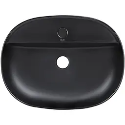 Умивальник Qtap Scorpio 500x385x120 Black matt QT146533MB, Чорний матовий