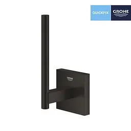 Тримач запасного рулону туалетного паперу Grohe QuickFix Start Cube 409792430 Чорний матовий - мініатюра 3