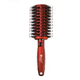 Щітка-брашинг для волосся кругла продувная Salon Professional 9575 G Червона