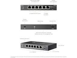 Комутатор TP-LINK Omada ES206GP - мініатюра 6