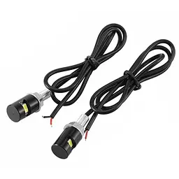 LED Підсвічування Номери універсальні Thoc Auto 12V 6 LED D12 мм 33 мм 2 шт. Чорна (5630) - мініатюра 2
