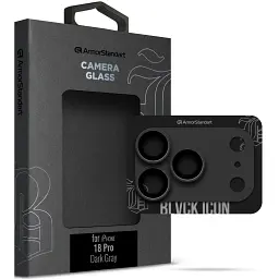Скло захисне Armorstandart Supreme Flat BI Camera Glass iPhone 18 Pro Dark Gray (ARM92440)