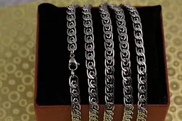 Цепь Xuping Jewelry лав 60 см 6 мм серебристая