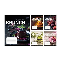 Зошит Yes Brunch А5 18 аркушів клітинка (769098), в асортименті