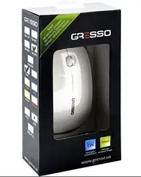 Миша Gresso GM-895U USB White - мініатюра 4