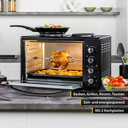 Електропіч First 60 л Чорний FA-5045-5 - мініатюра 2