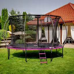 Батут із внутрішньою сіткою THUNDER Inside Ultra 6FT 185 см Black/Pink - мініатюра 12