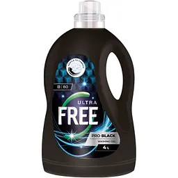 Гель для прання Free Pro Black для чорних і темних тканин (80 циклів), 4 л
