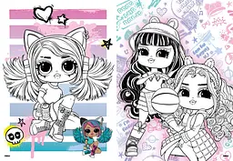 Розмальовка зі стікерами Skate Dance Tweens LCB13 Різнокольоровий shop (4823104376286) - мініатюра 3