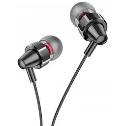 Навушники Hoco M90 Delight wired digital earphone with microphone 3.5 мм червоні 6931474759375 - мініатюра 5