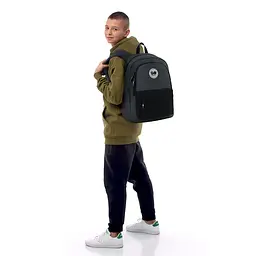 Рюкзак GoPack Education Teens 141L чорний, сірий Темно-сірий (GO26-141L-4) - мініатюра 13