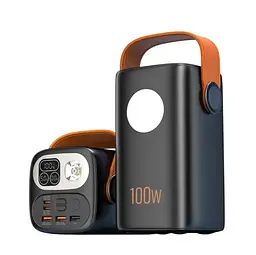 Повербанк Powerbank King Power KP-G6000 Digital Display 60000 mAh 100W зі швидким заряджанням для ноутбука, смартфона, планшета