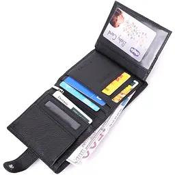 Чоловічий шкіряний гаманець ST Leather 10,5х12х2,5 см acs0028305 - мініатюра 5