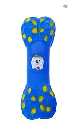 Іграшка для собак кістка Happet темно-синя, синій, 17 см, (Z081)