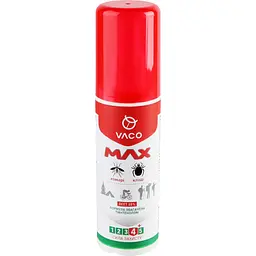 Спрей від комарів кліщів та мошок Vaco Max Deet 30% з пантенолом 80 мл - мініатюра 2