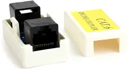 З`єднувач мережевих роз`ємів Cablexpert UTP 1+1 RJ45 UTP Cat 6 (NCA-LC6-01) - мініатюра 3