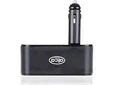 Розгалужувач прикурювача Alca 12V 3 гнізда та 1USB Кут повороту 90° Оригінал (510 200) - мініатюра 2