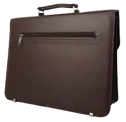 Портфель чоловічий Exclusive Еко-шкіра Коричневий (714000 brown) - мініатюра 4