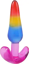Набір анальних пробок Doc Johnson Crystal Jellies - Anal Trainer Set - Rainbow - мініатюра 3