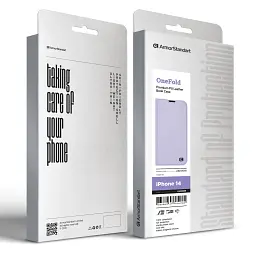 Чохол-книжка ArmorStandart OneFold Case для Apple iPhone 14 Lavender - мініатюра 6
