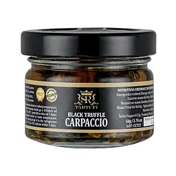Соус TARTUFI Black Truffle Carpaccio карпаччо з чорного трюфеля 100 г