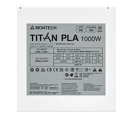 Блок живлення ATX 1000W TIX0125 TITAN PLA 1000 MONTECH - мініатюра 5