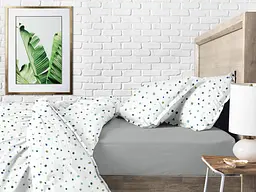 Комплект постільної білизни Cosas євро COLOR BLOTS CS3 200 x 220 см (ColorBlotsV2_Grey_200) - мініатюра 3