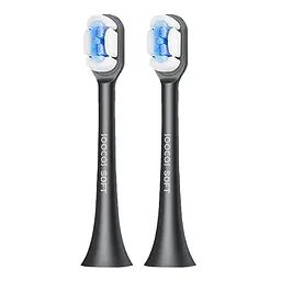 Насадка для зубної електрощітки Xiaomi Soocas Soft X1/X3/X5 Black (2 шт.)