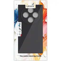 Чохол Silicone Cover Ummi Lakshmi Full Camera (AA) для Xiaomi Redmi 14C / Poco C75 Чорний / Black - мініатюра 3