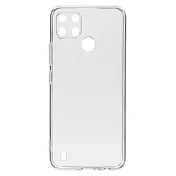 Прозрачный чехол для Realme C21Y/C25Y с защитой камеры, тонкий, силиконовый, бесцветный, ударопрочный, противоударный бампер с закрытой камерой, ArmorStandart (ARM60683)
