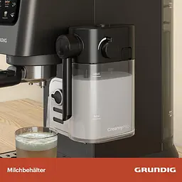 Кавомашина GRUNDIG KSM 5330 із вбудованим контейнером для молока, потужність 1628 Вт, тиск насоса 15 бар, подвійна насадка - мініатюра 7