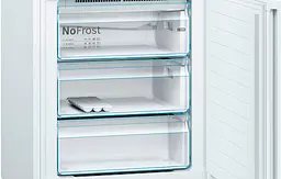 Холодильник із нижньою морозильною камерою Bosch KGN49XW306 білий (KGN49XW306) - мініатюра 4