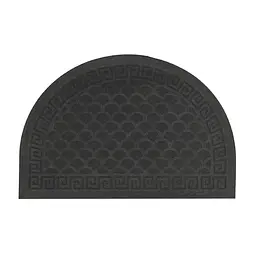 Килимок придверний Eco Fabric Луска півколо з кромкою коричневий 40 х 60 см (4060-119) - мініатюра 2